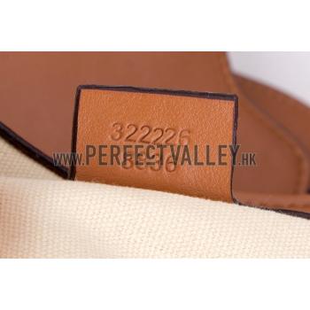 Replica Gucci Emily Cognac Leather Hobo