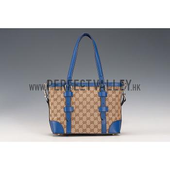 Replica Gucci GG Small  Tote Black Blue