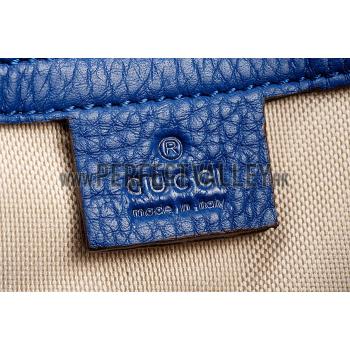 Replica Gucci GG Small  Tote Black Blue