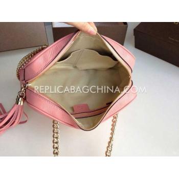 Gucci Pink Calfskin Handbag Shoulder Bag