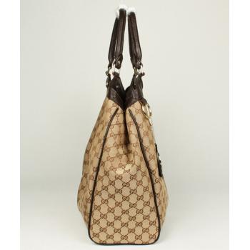 Cheap Gucci  Handle bags 211943 Brown Large HandBags