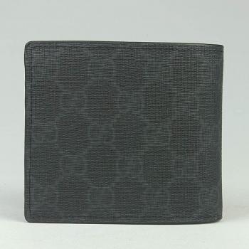 Gucci Wallet 118378 Black Canvas Unisex Bags