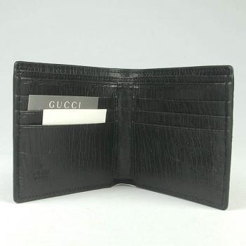 Gucci Wallet 118378 Black Canvas Unisex Bags