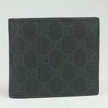 Gucci Wallet 118378 Black Canvas Unisex Bags