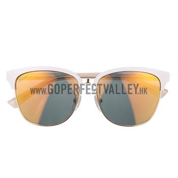 Gucci Cat Eye Gold Frame Sunglasses 308200