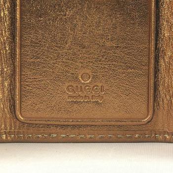 Replica Gucci Wallet 127048 Gold Canvas Small Bag