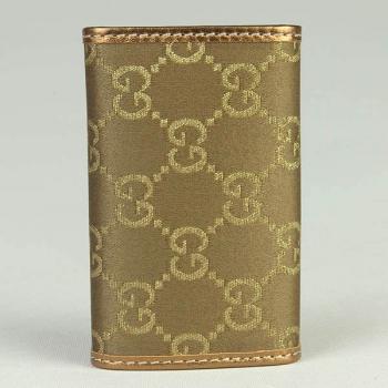 Replica Gucci Wallet 127048 Gold Canvas Small Bag