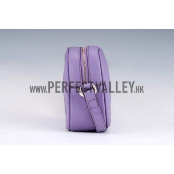 Gucci Soho Disco Shoulder Strap Bag Light Purple