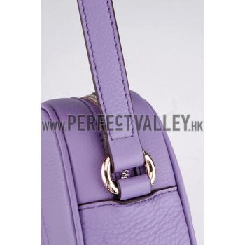 Gucci Soho Disco Shoulder Strap Bag Light Purple