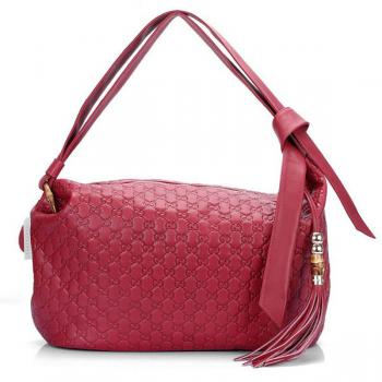 Cheap Gucci Hobo bags 232930 Red Cow Leather Large Bags