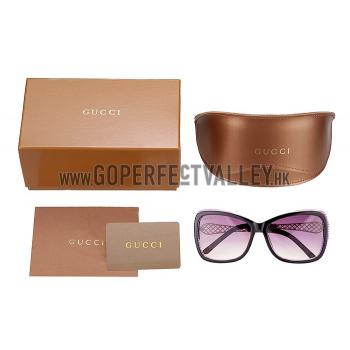 Gucci Diamantissima Purple Frame Sunglasses 308089 Replica