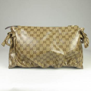 Gucci Clutch & Evening 197015 Brown Canvas Ladies Bag Replica