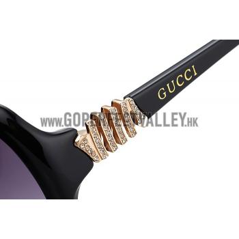 Gucci Round Diamond Sunglasses 307808