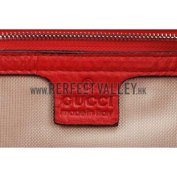 Gucci Soho  Handle Bag Red