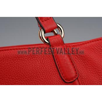 Gucci Soho  Handle Bag Red