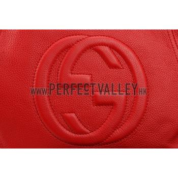 Gucci Soho  Handle Bag Red