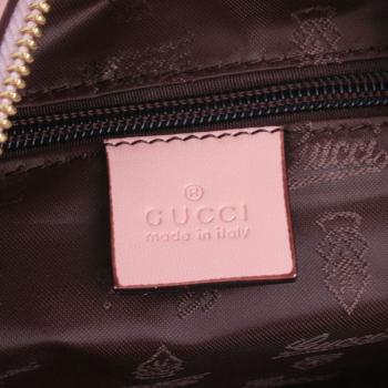 Gucci Shoulder bags 211963 Pink Cow Leather Cross Body Bag