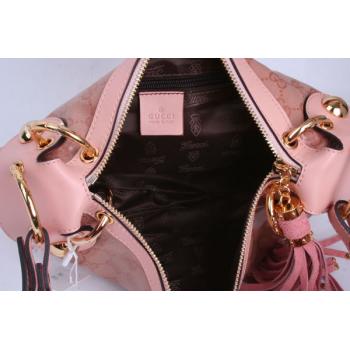 Gucci Shoulder bags 211963 Pink Cow Leather Cross Body Bag