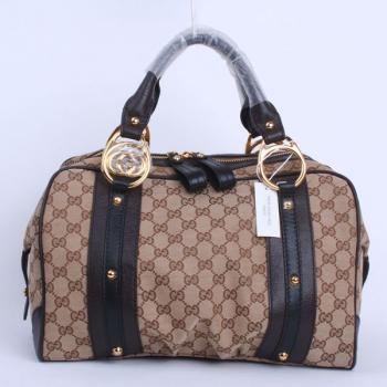 Gucci  Handle bags 223593 Canvas Medium HandBags