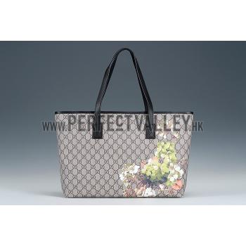 Cheap Gucci GG Supreme Canvas Blooms Green Print Tote  18926927