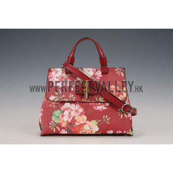 Gucci Bamboo Daily Blooms Bag Red