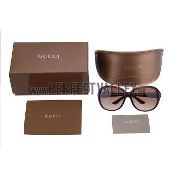 Gucci Modern Shape Brown Sunglasses 307811