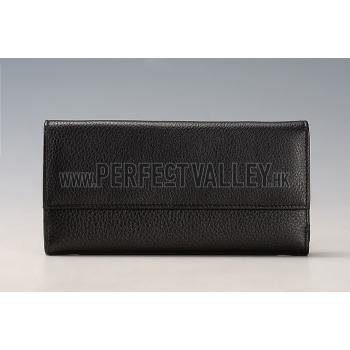 Replica Gucci Wallet With G G Metal Detail Black