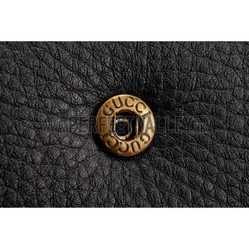 Replica Gucci Wallet With G G Metal Detail Black