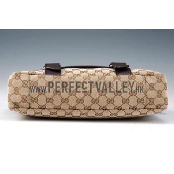 Gucci Monogram Canvas Messenger Bag