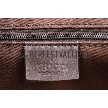 Gucci Monogram Canvas Messenger Bag