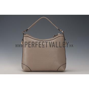 Gucci Miss GG Leather Hobo Grey Replica