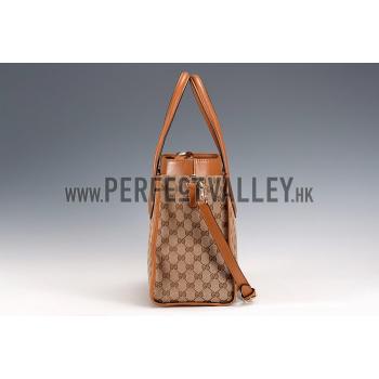 Replica Gucci Ramble Ebony/Tan Tote