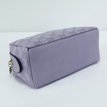 Gucci Cosmetic Cases 153228 Purple Cow Leather Small Replica