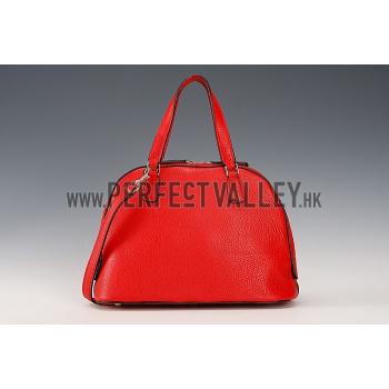 Gucci Bright Leather Bag Red