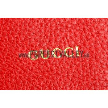 Gucci Bright Leather Bag Red