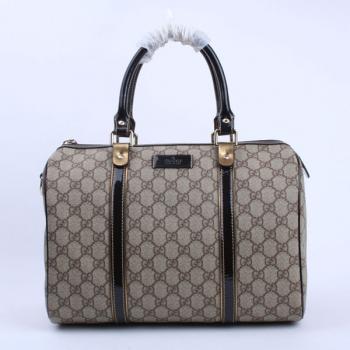 Replica Gucci  Handle bags 193603 Coffee Canvas HandBags