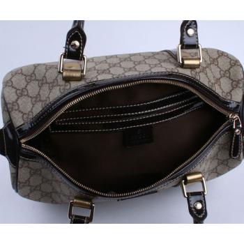 Replica Gucci  Handle bags 193603 Coffee Canvas HandBags