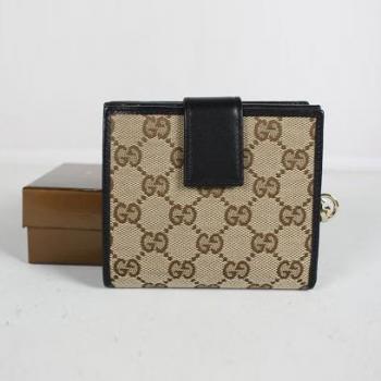 Gucci Wallet 233022 Khaki Canvas Accessory Replica