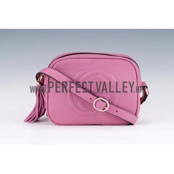 Replica Gucci Soho Disco Shoulder Strap Bag Pink