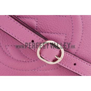 Replica Gucci Soho Disco Shoulder Strap Bag Pink