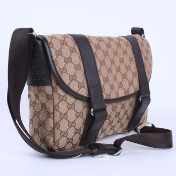 Replica Gucci Messenger bags 145859 Canvas Medium Messenger Bag