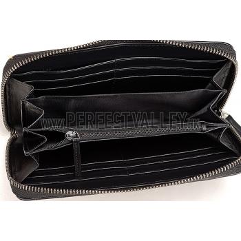 Gucci Supreme Canvas Wallet With Black Leather Trim