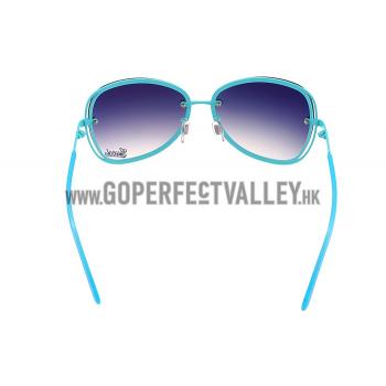 Gucci Aviator Gucci Logo On Lens Blue Frame Sunglasses 307890