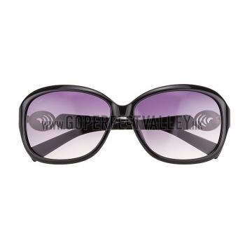 Replica Gucci Elegant Oval Shaped Black Sunglasses 308031