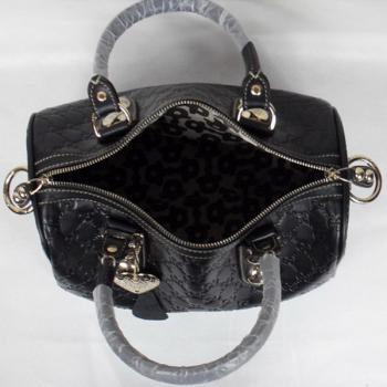 Gucci  Handle bags 207297 Black Canvas HandBags