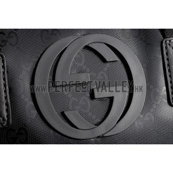 Gucci Guccissima Light Black Duffle Bag 18926973