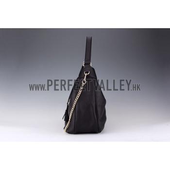 Gucci Emily Black Leather Hobo