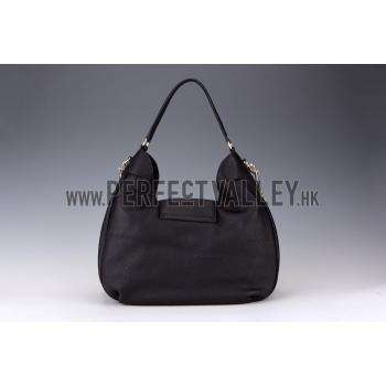 Gucci Emily Black Leather Hobo