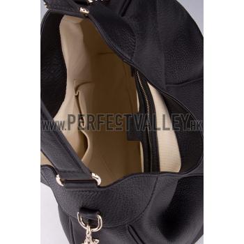 Gucci Emily Black Leather Hobo