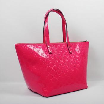 Gucci Tote bags 131230 Pink Enamel HandBags